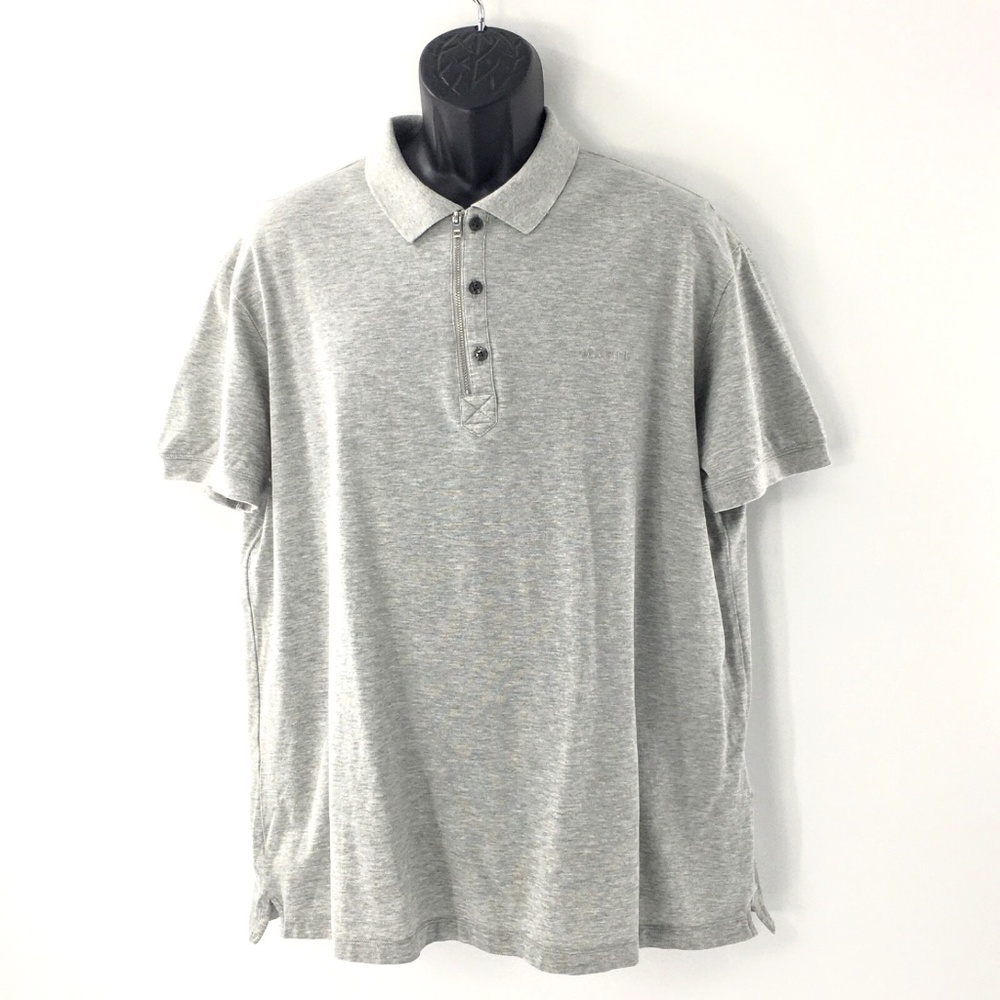 Diesel Men's Heather Gray Polo Shirt